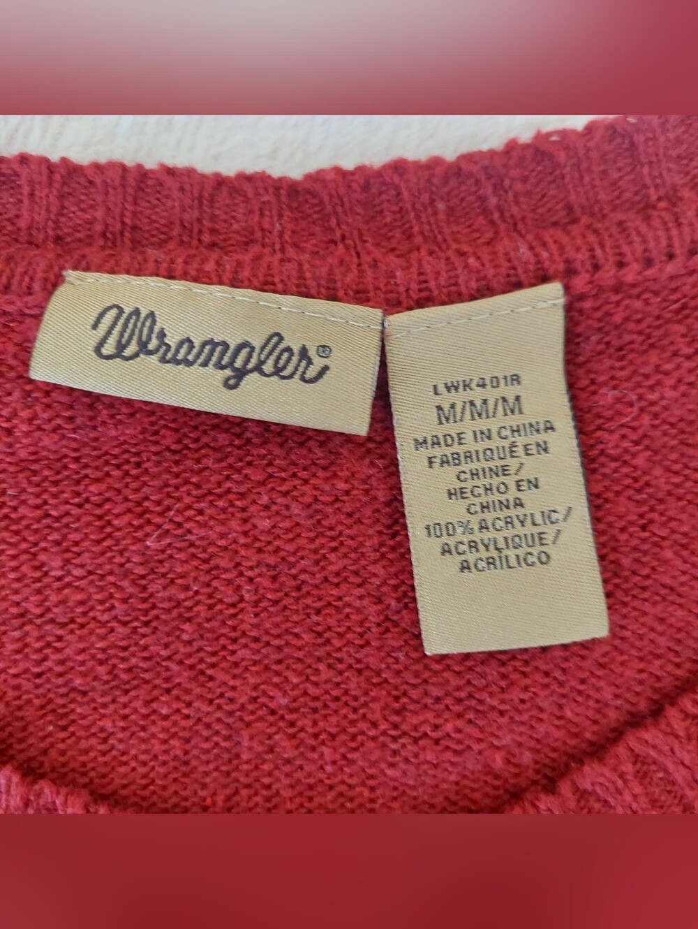 WRANGLER Knit Thunderbird Motif Women's Sweater NWOT - Picture 2 of 10